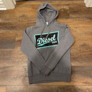 Dark Grey Diesel Vixen Sweatshirt, Women’s Petite Small, Used